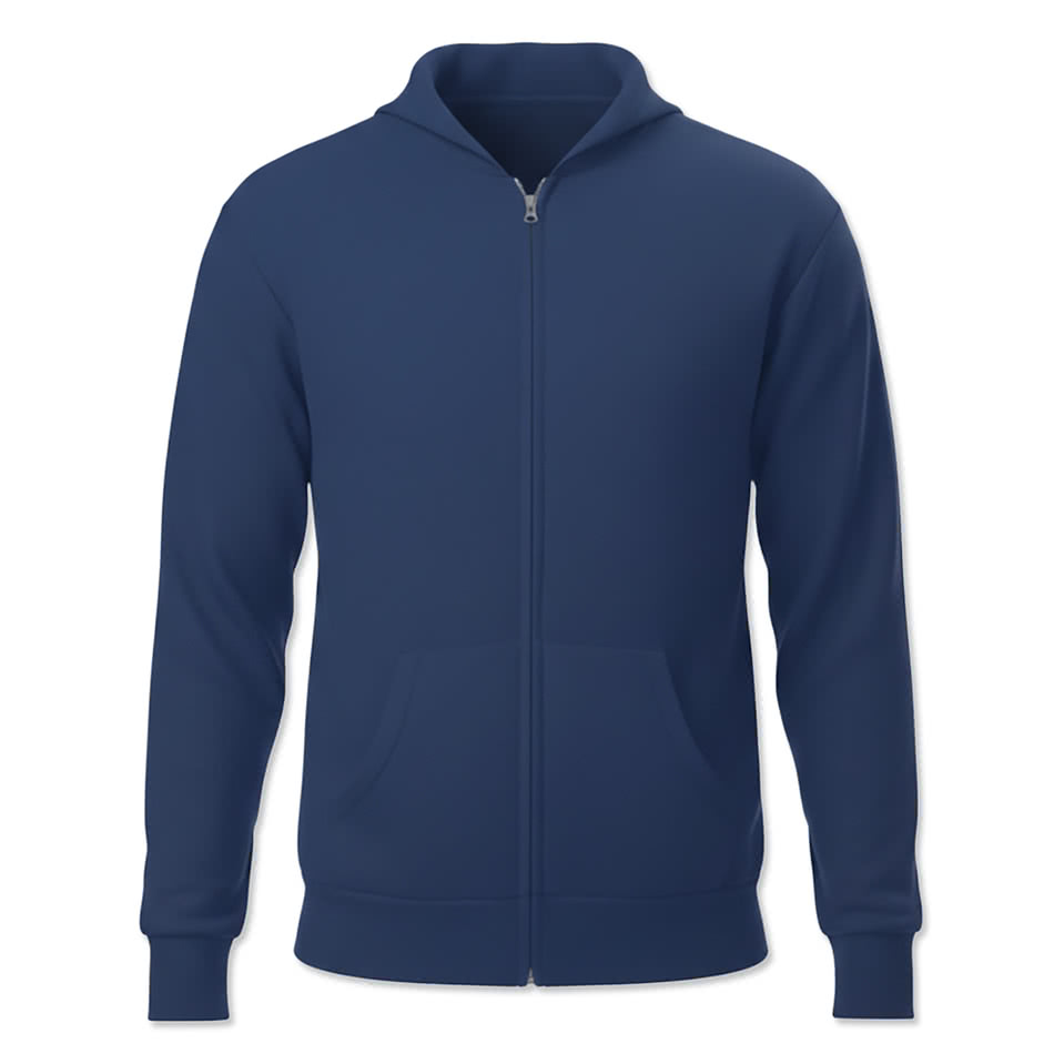 Blue Generation Lightweight Fleece Zip Hoodie