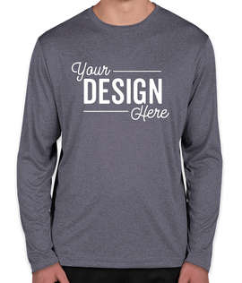 Sport-Tek Heather Contender Long Sleeve Performance Shirt