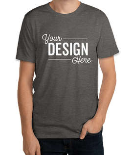 Adidas Heather 100% Recycled UPF 50 Performance Shirt - Color: Black Heather