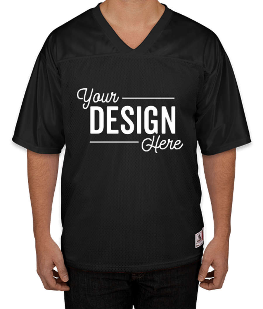 Augusta Replica Football Jersey in Black