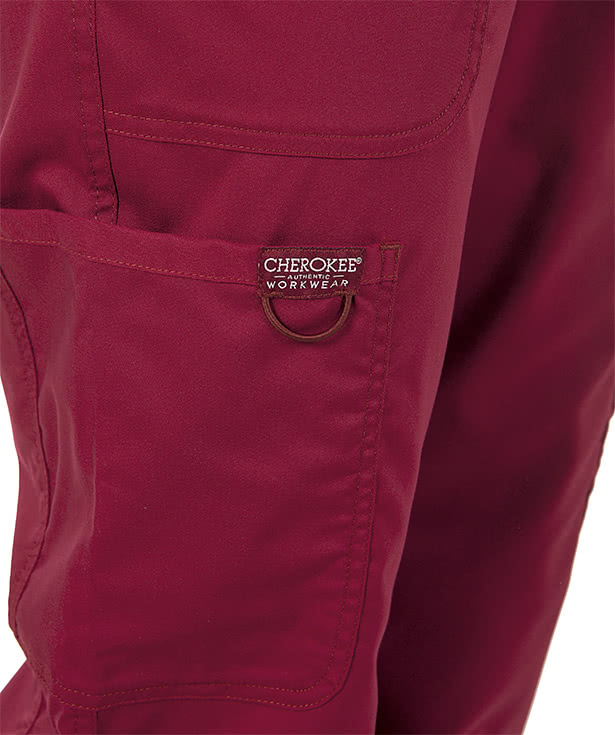 Cherokee Workwear Revolution Women's Drawstring Cargo Scrub Pant