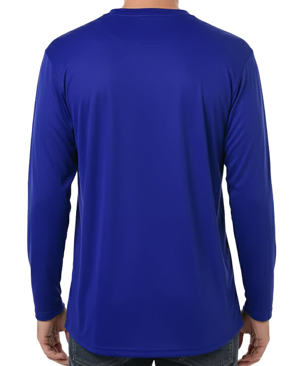 Blue Generation Value BLU-X-DRI Long Sleeve Performance Shirt