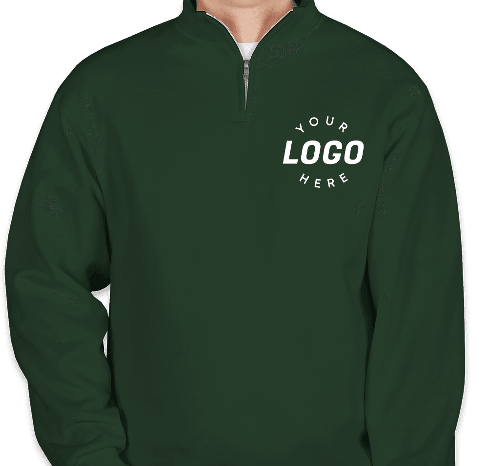スウェット 700fill Small Payment Logo Zip Pullover Jerzees Nublend Quarter Zip Sweatshirt | Custom Apparel - CustomInk