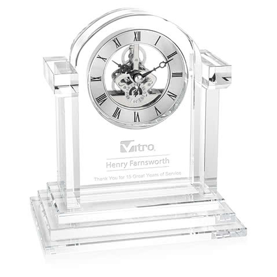 Velia Clock in Clear