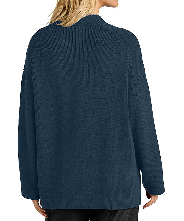 Mercer+Mettle Women's Textured Open Cardigan
