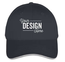 Port & Company Sandwich Bill Hat - Color: Navy / White