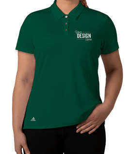 Adidas Women's Performance Polo - Color: Collegiate Green