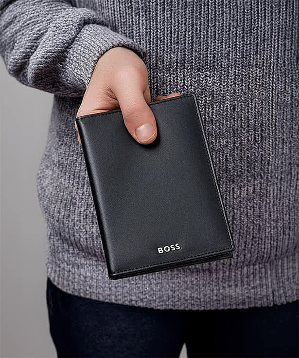 Hugo Boss Classic Smooth Passport Holder Wallet