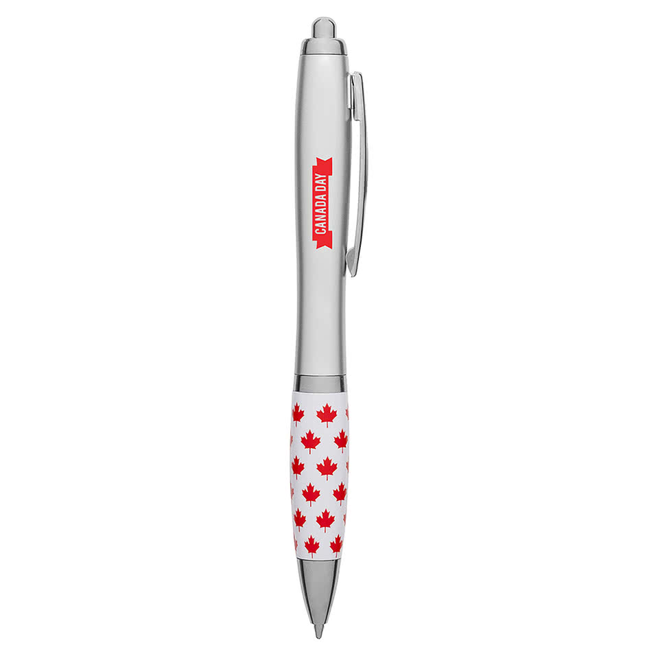 Maple Leaf Recycled Ballpoint Pen (black ink)