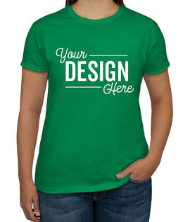 Canada - Gildan Ultra Cotton Women's T-shirt - Color: Irish Green