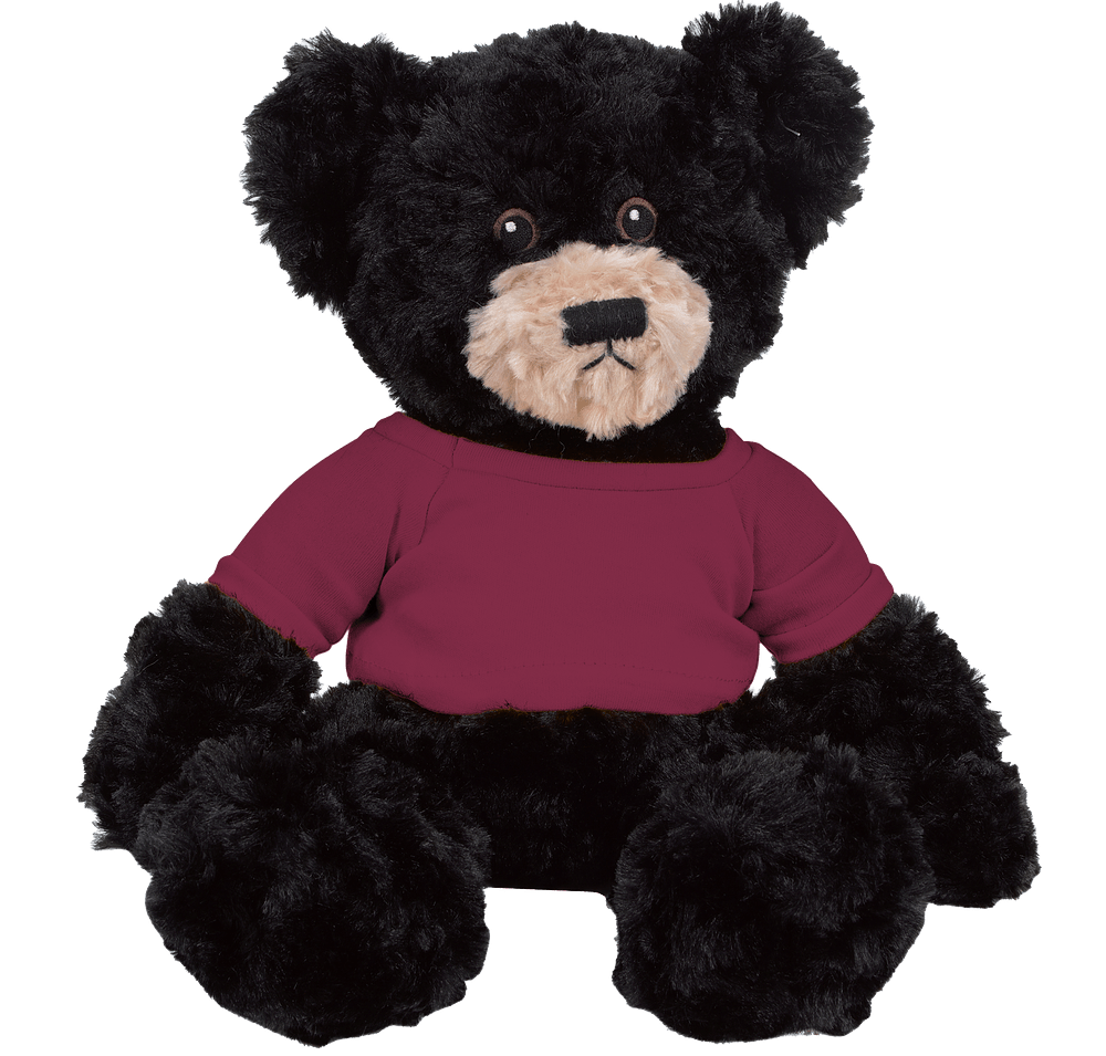 Full Color 10" Black Dexter Bear Plush Animal-default
