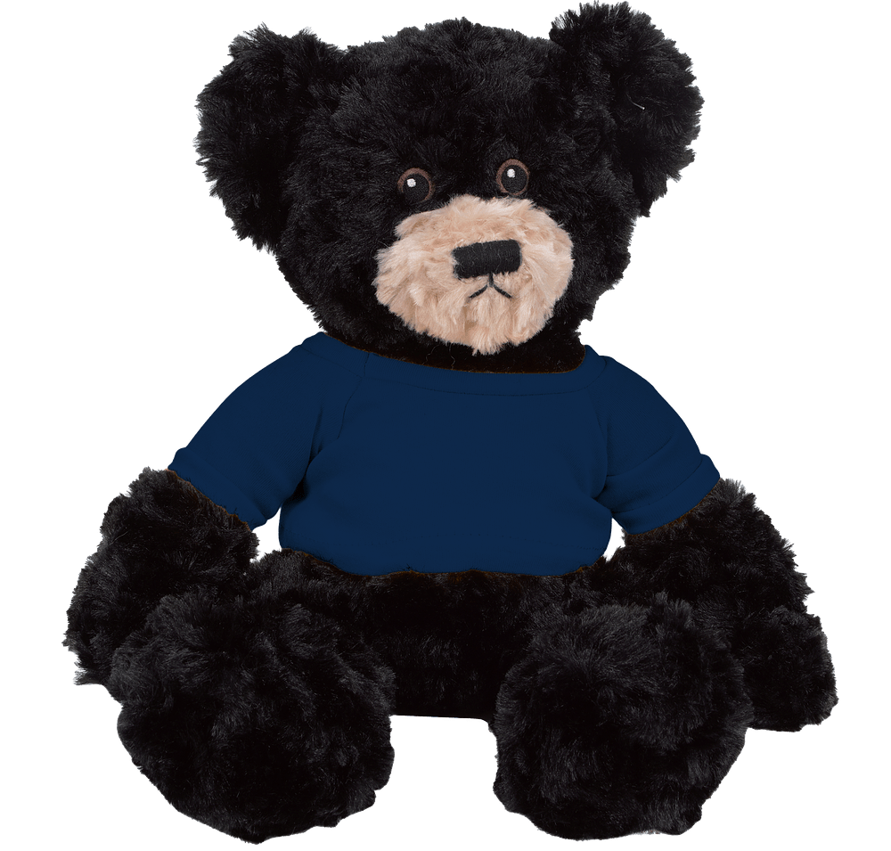 Full Color 10" Black Dexter Bear Plush Animal-default