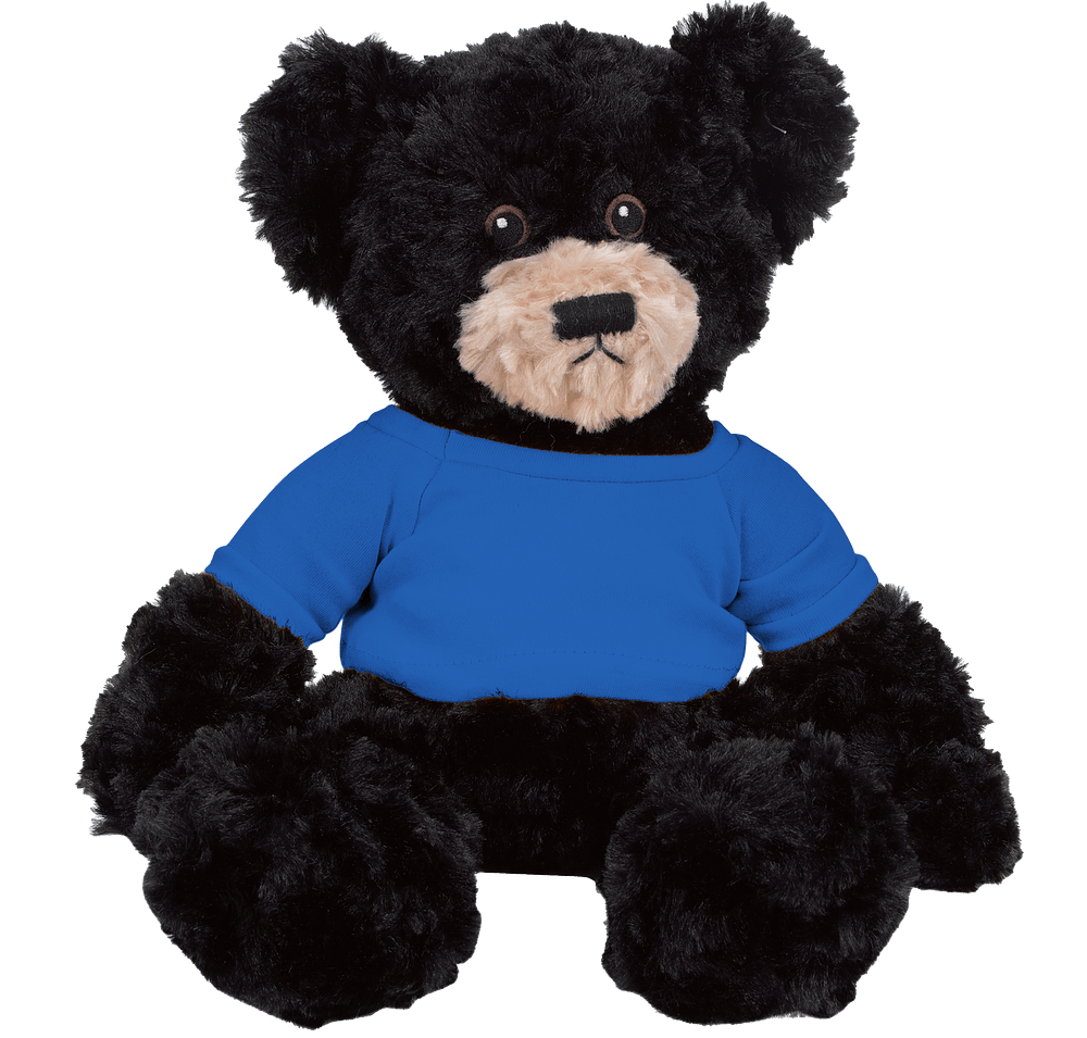 Full Color 10" Black Dexter Bear Plush Animal-default
