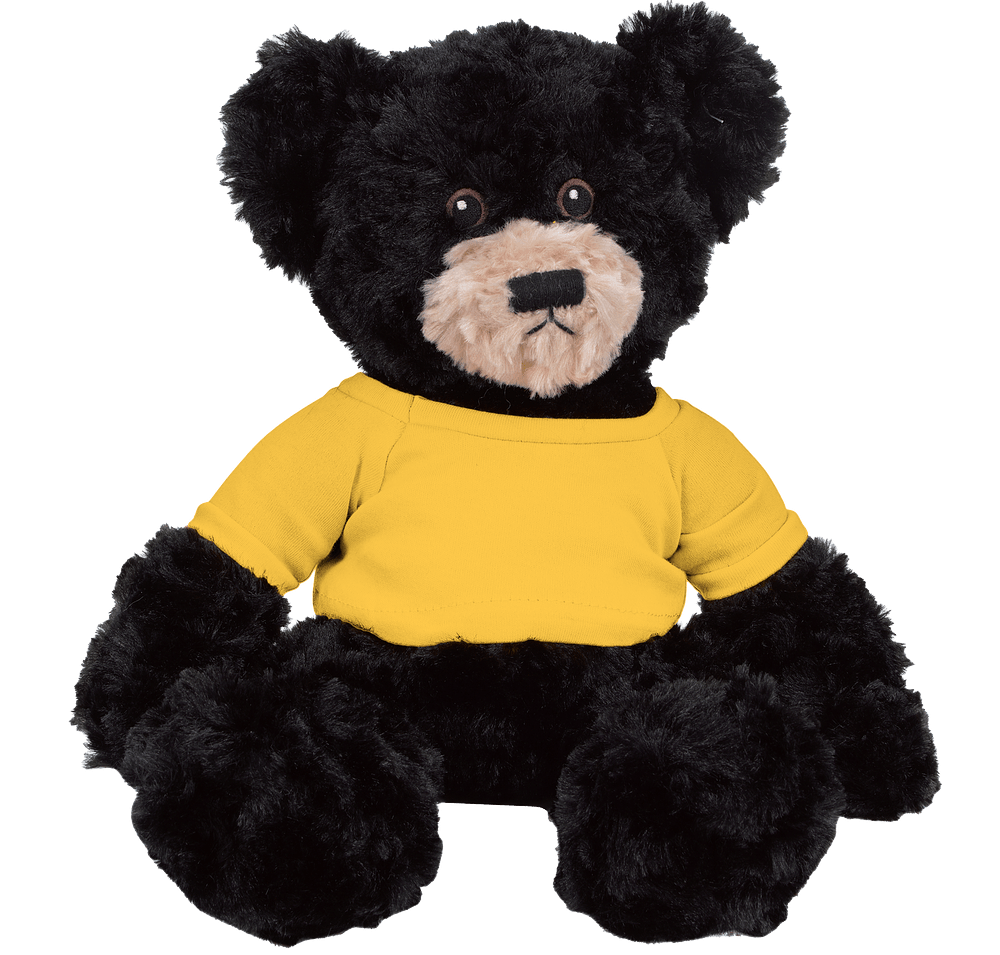 Full Color 10" Black Dexter Bear Plush Animal-default