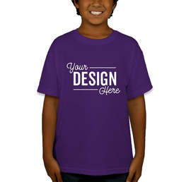 Canada - Gildan Youth DryBlend 50/50 T-shirt - Color: Purple