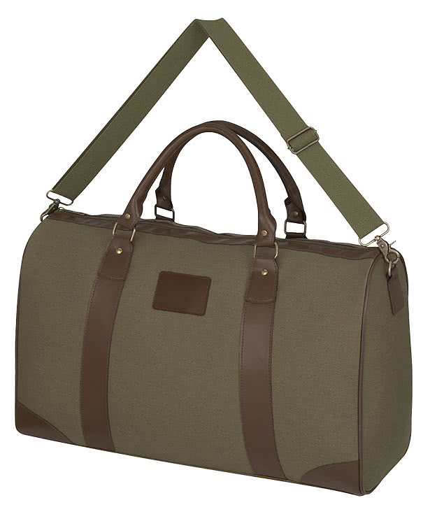 Debossed Safari Weekender Duffel Bag