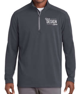 Sport-Tek Sport-Wick Quarter Zip Performance Pullover - Color: Iron Grey