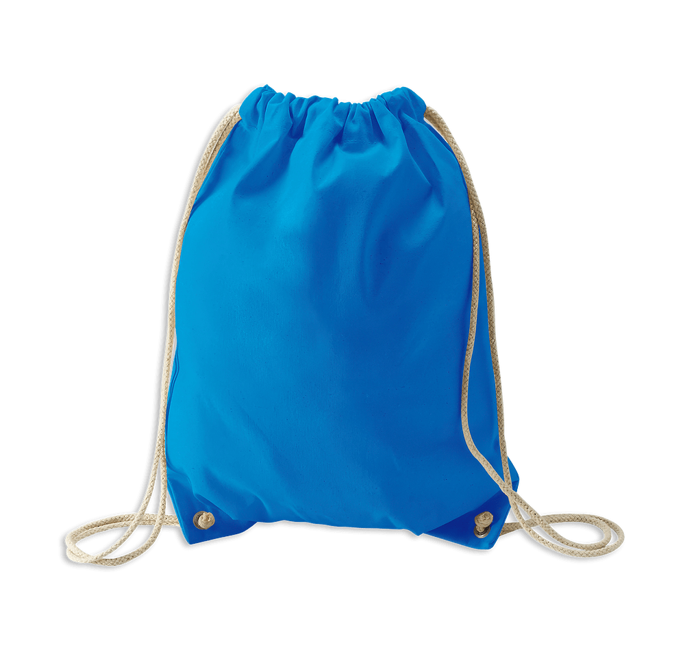 Full Color Natural Cotton Drawstring Bag-default