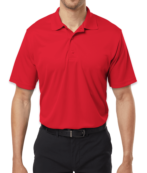 Paragon Sebring Performance Polo - Embroidered in Deep Red