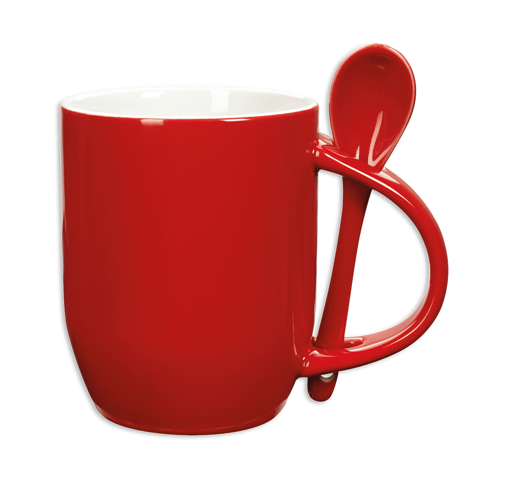 11 oz. Rounded Ceramic Spooner Mug -default