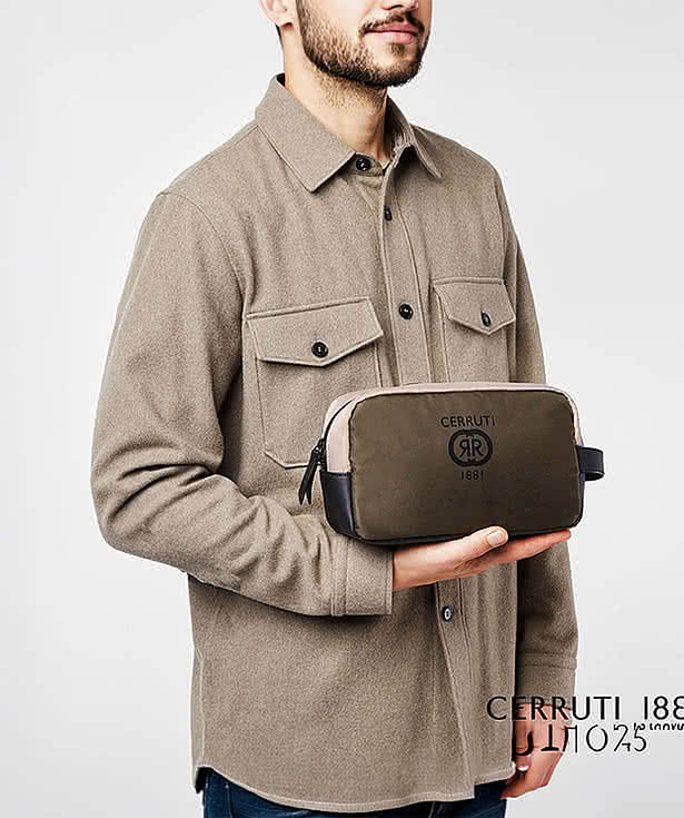 Cerruti 1881 Brick Cosmetic Bag