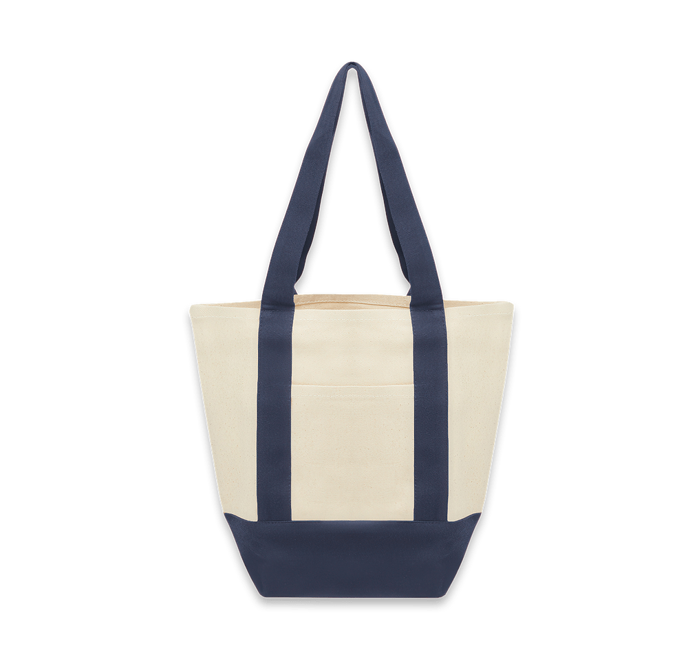 Full Color Starboard Small Recycled Cotton Canvas Tote Bag-default