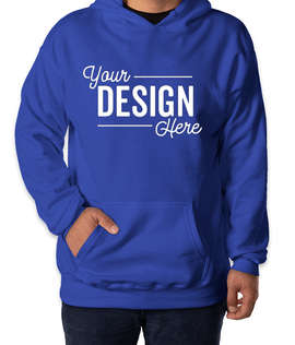 Hanes Perfect Midweight Pullover Hoodie - Color: Deep Royal