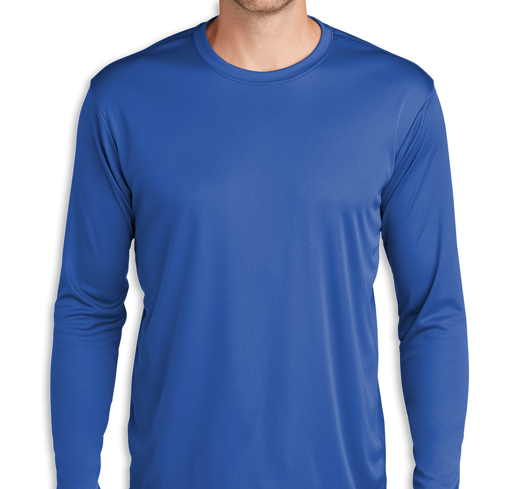 Port & Company UPF 50 Long Sleeve Performance Shirt-default