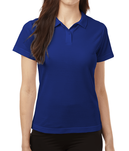 AllPro Women's Blended Pique Polo - Printed in Royal
