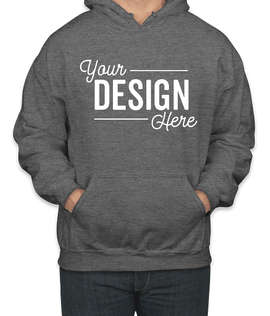 Gildan Midweight 50/50 Pullover Hoodie - Color: Graphite Heather