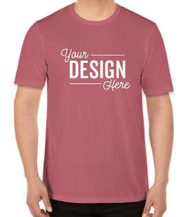 Next Level Festival Lightweight Crewneck T-shirt - Color: Smoked Paprika