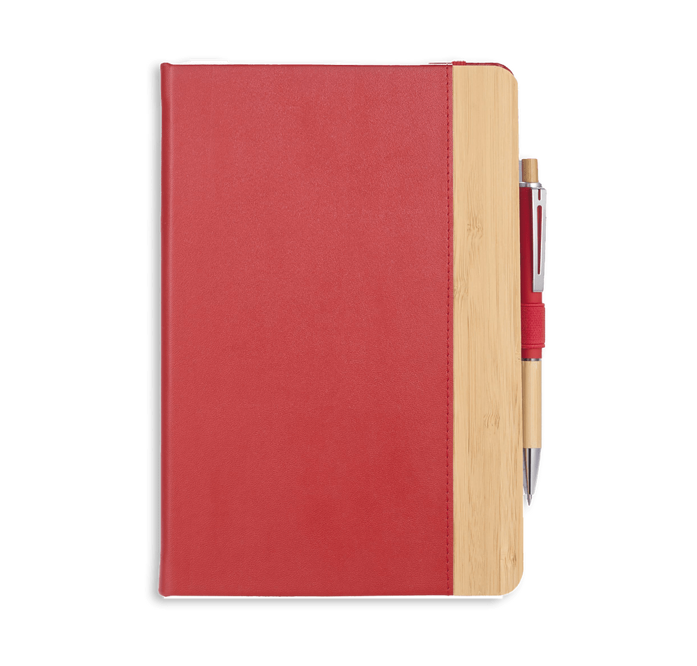 Kia FSC Recycled Bamboo Hard Cover Notebook-default