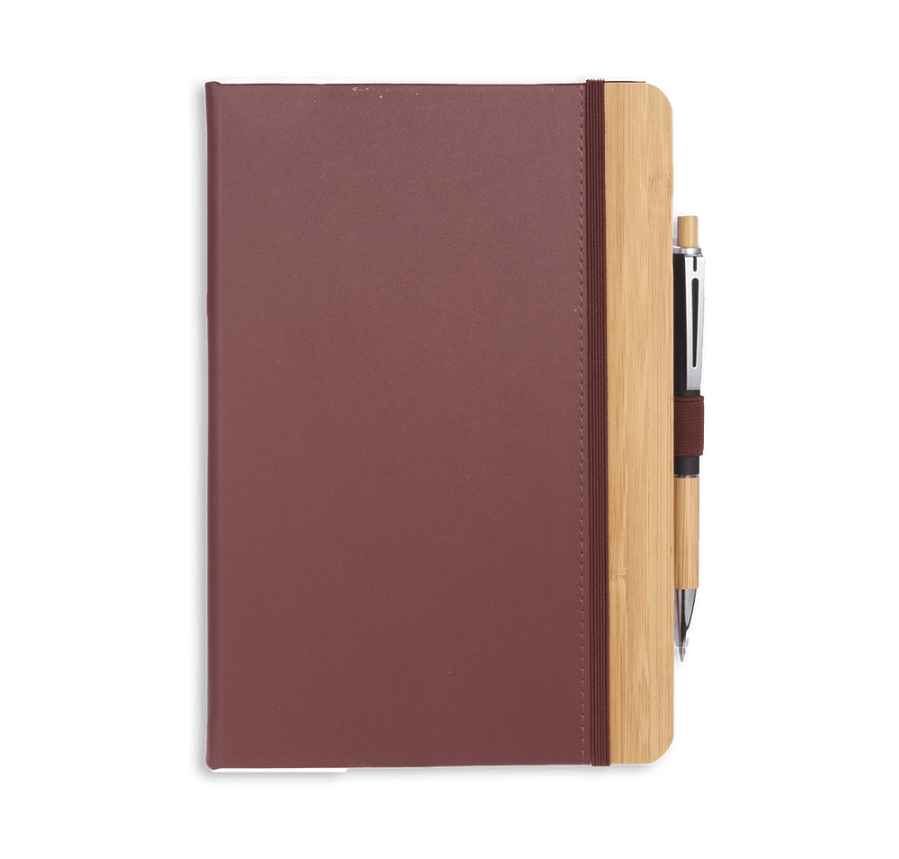 Kia FSC Recycled Bamboo Hard Cover Notebook-default
