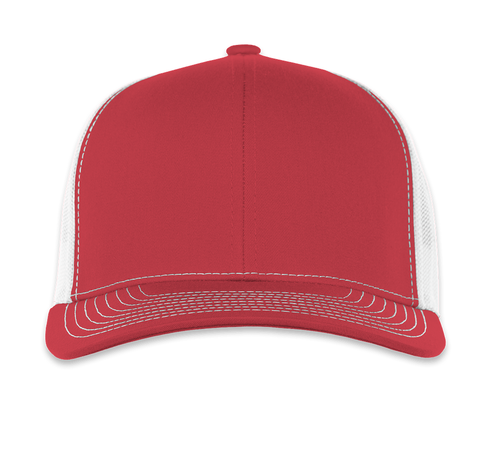 Pacific Headwear Contrast Stitch Snapback Trucker Hat-default