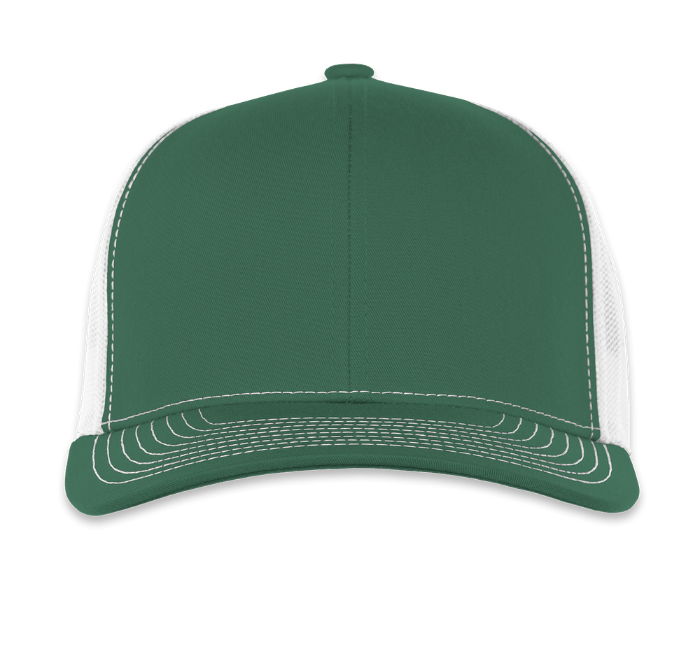 Pacific Headwear Contrast Stitch Snapback Trucker Hat-default