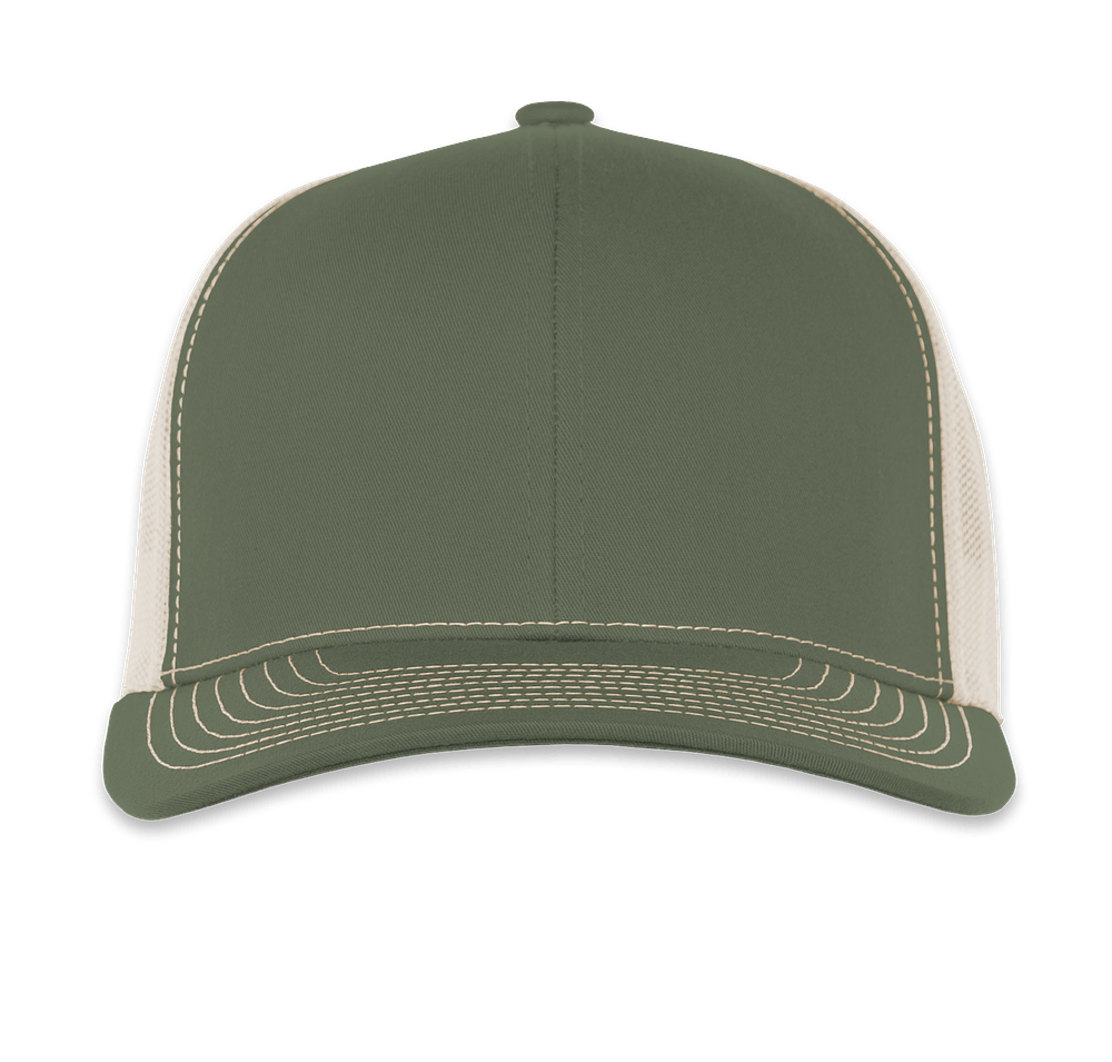 Pacific Headwear Contrast Stitch Snapback Trucker Hat-default