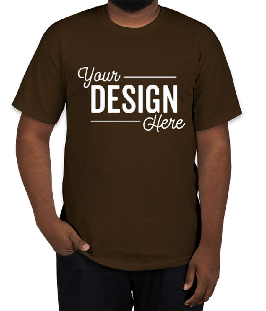 Gildan Ultra Cotton T-shirt in Dark Chocolate