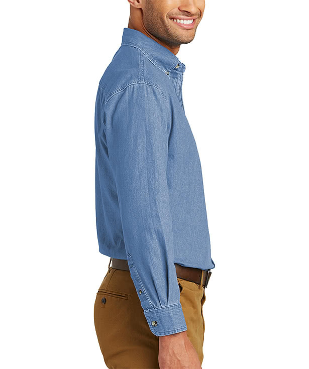 Port & Company Denim Shirt - Embroidered