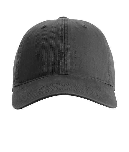 Comfort Colors Sunwashed Unstructured Baseball Hat in Black