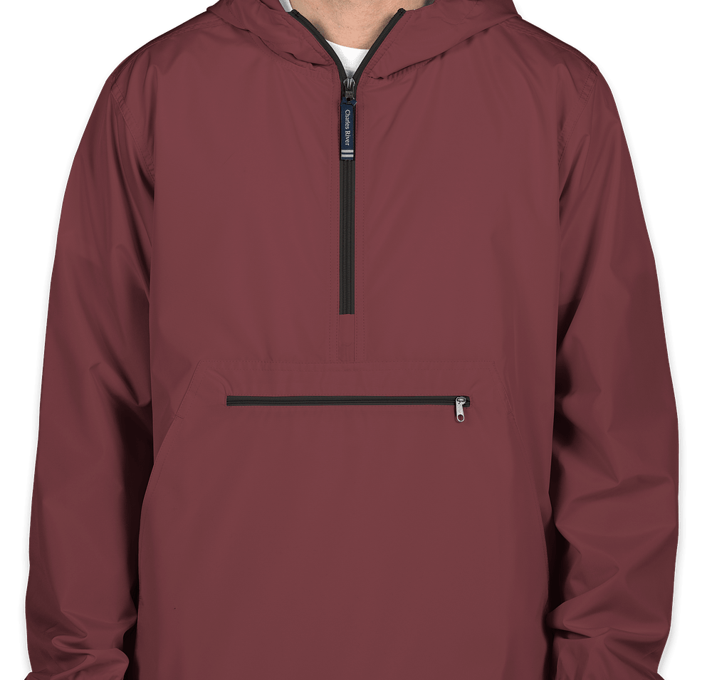 Charles River Pack-N-Go Hooded Packable Anorak-default