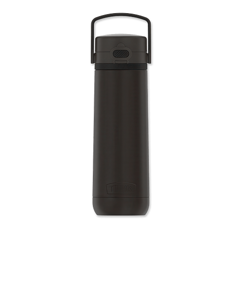 Thermos Laser Engraved 16 oz. Guardian Collection Direct Drink Water Bottle in Black