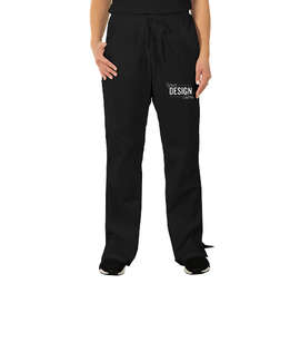 Dickies Women's Drawstring Scrub Pant - Color: Black