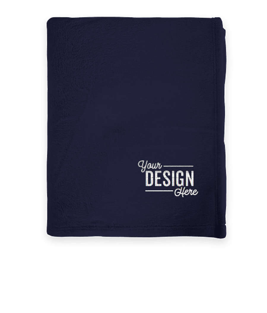 Port Authority Ultra Plush Blanket in Deep Navy