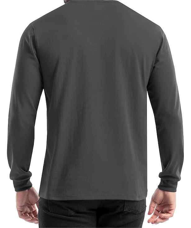 Wrangler Workwear Heavyweight Long Sleeve Pocket T-shirt - Embroidered