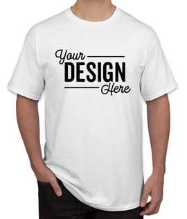 Canada - Gildan 100% Cotton T-shirt - Color: White