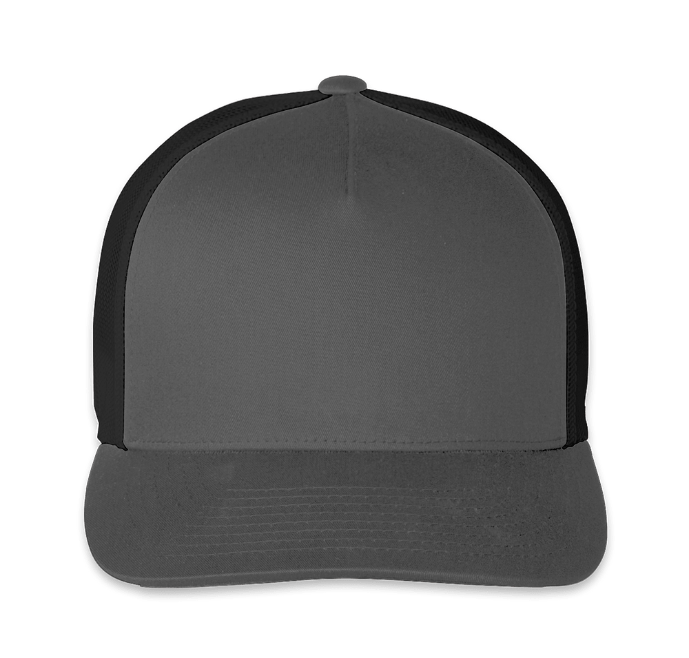 Pacific Headwear Five-Panel Snapback Trucker Hat - Printed-default