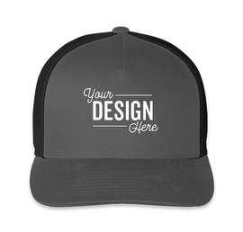 Pacific Headwear Five-Panel Snapback Trucker Hat - Screen Printed