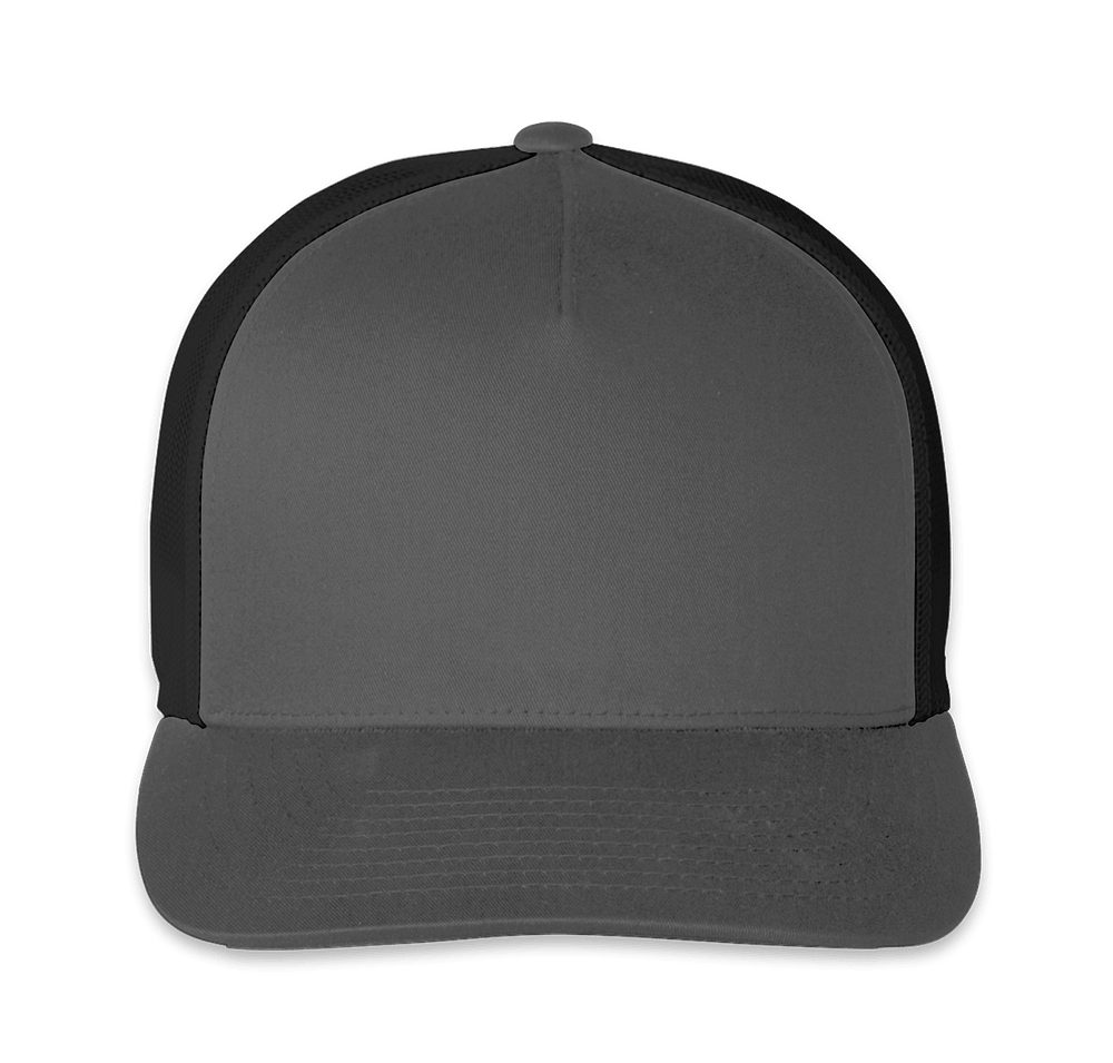 Pacific Headwear Five-Panel Snapback Trucker Hat - Embroidered-default