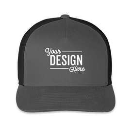 Pacific Headwear Five-Panel Snapback Trucker Hat - Embroidered