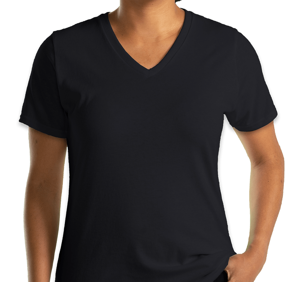 Port & Company Women's Core Cotton V-Neck T-shirt-default